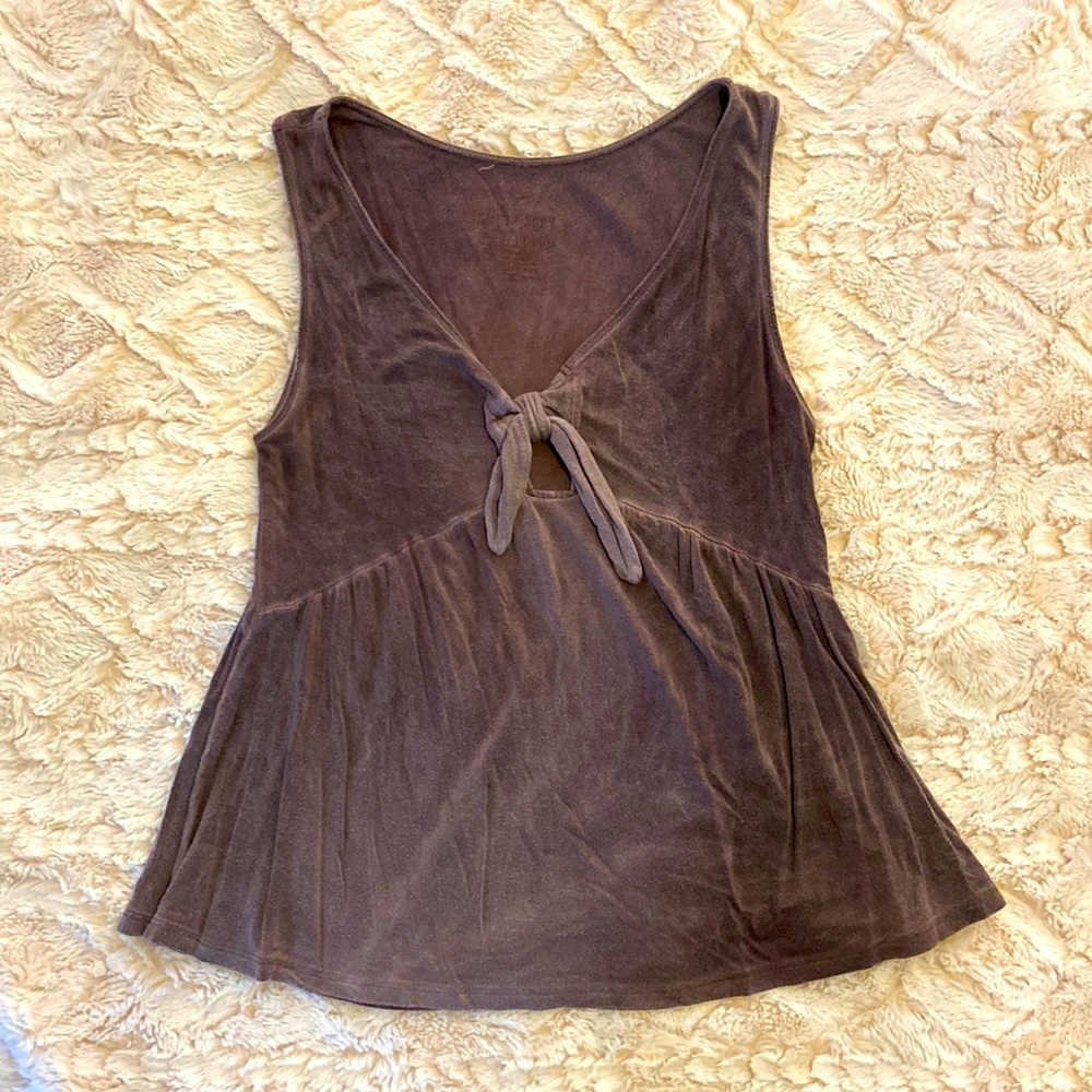 Dark purple tank top